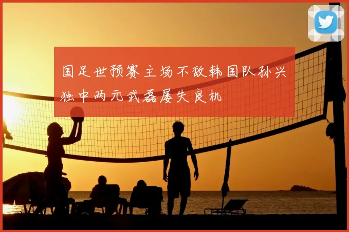 国足世预赛主场不敌韩国队孙兴慜独中两元武磊屡失良机