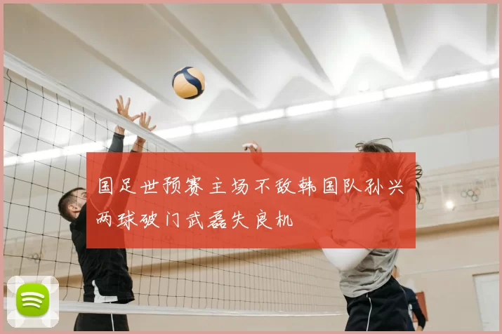 国足世预赛主场不敌韩国队孙兴慜两球破门武磊失良机