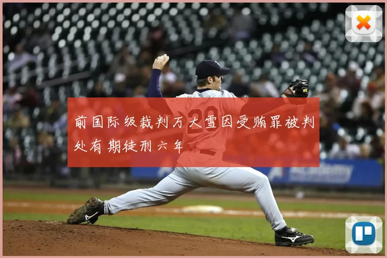 前国际级裁判万大雪因受贿罪被判处有期徒刑六年